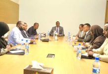 Wasiirka Gaadiidka oo shir gudoomiyay Shir la xariira Amniga Garoonka Aden Cabdulle