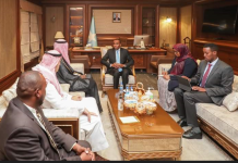 Ra’iisul Wasaare Xamze oo la kulmay danjiraha Dowladda Boqortooyada Sacuudiga u fadhiya Soomaaliya