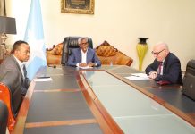 Guddoomiyaha Aqalka sare oo la kulmay madaxda hay’adda UNDP ee Soomaaliya