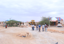 Maamulka Dhuusamareeb iyo dadweyne kale oo ka qeyb galay dayactirka waddooyin muhiim ah