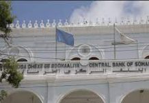 Bankiga dhexe ee Soomaaliya oo markii ugu horeysay warqadda ogolaanshiyaha shaqo ee gudaha dalka siiyay laba Banki oo Caalami ah