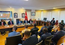 Madaxweyne Xasan Sheekh iyo Wafdi uu hoggaaminayo oo booqday Xarunta Safaaradda Soomaliya ee Ankara