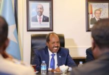 Madaxweynaha JFS mudane Xasan sheikh Maxamuud oo khudbad ka jeediyey Machadka SETA ee dalka Turkiga