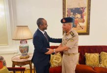 Wasiirka Gaashaandhigga XFS oo kulan la qaatay dhiggiisa dalka Masar