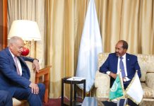 Madaxweynaha Soomaaliya oo kulan la qaatay xoghayaha guud ee Ururka Jaamacadda Carabta