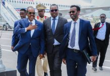 Madaxweyne Xasan Sheikh Maxamuud oo dalka dib ugu soo laabtay ka dib booqasho rasmi ah uu ku tagay dalka Kenya