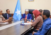 Madaxda Wasaaradda Arrimaha gudaha oo kulan la qaatay Madaxa Qeybta Soomaaliya ee Hay’adda Berghof Foundation