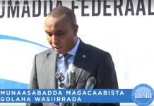 Raโiisulwasaaraha oo ku dhowaaqay golaha cusub ee Wasiirrada XFS