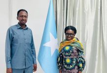 Wasiirka Amniga Gudaha XFS oo kulan la qaatay Ku-xigeenka Ergeyga Xoghayaha Guud ee Qaramada Midoobay