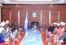 Madaxweyne Xasan Sheikh oo kulan wadatashi ah la qaatay culimada Soomaaliyeed