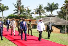 MADAXWEYNE XASAN SHEEKH OO KA QEYB GALAY FURITAANKA MADASHA GANACSIGA SOOMAALIYA IYO UGANDA