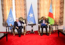 Madaxweynaha Koonfur Galbeed oo xafiiskiisa ku qaabilay wafdi uu hoggaaminayo Martin