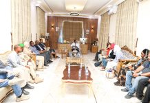 Madaxweynaha Galmudug oo xafiiskiisa ku qaabilay wafdi ka socda Qaramada Midoobay