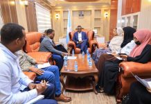 Wasiirka Caddaaladda iyo Dastuurka oo la kulmay masuuliyiin ka socotay UNICEF