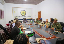 Wasiirka Amniga Koonfur Galbeed oo Guddoomiyey Shirka Gollaha Amniga Koonfur Galbeed.