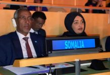 Wasiirka arrimaha dibedda Soomaaliya oo ka qeyb galaya shirka golaha loo dhan yahay ee Qaramada Midoobay