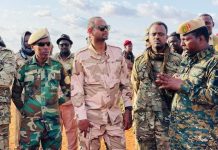 Wasiirka difaaca XFS oo gaaray jiidaha argagixisada lagula dagaallamayo ee gobolka Galgaduud
