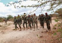 Wasiirka Gaashaandhigga XFS oo kormeeray Xerada Bali-doogle ee Ciidanka kumaandooska ee gobolka Shabeelaha hoose