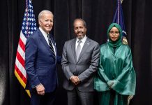 Madaxweyne Xasan Sheikh oo ka qeyb galay martiqaad uu u sameeyay madaxweynaha Mareykanka