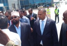 Axmed Madoobe oo soo gaaray Muqdisho