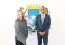 Wasiirka Gaashaandhigga XFS oo la kulmay Safiirka midowga Yurub ee Soomaaliya