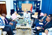 Guddoomiyaha Gobolka Banaadir oo kulan la qaatay wafdi uu hoggaaminayay Madaxa Barnaamijka horumarinta Dowladaha Hoose ee UN-JPLG