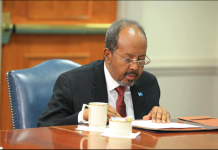 Madaxweyne Xasan Sheekh oo maanta warbixin ka jeedinaya Machadka Daraasaadka Caalamiga ah ee Washington DC.