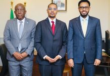 Wasiirrada Warfaafinta Iyo Wasiirka Shaqada iyo Arrimaha Bulshada Oo Booqday Safaaradda Soomaaliya Ee Masar