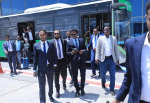 Wasiirka Dhallinyarada iyo Ciyaaraha XFS oo u dhoofay Ethiopia, si uu dhiirri-gellin ugu sameeyaan xulka Qarankeenna ee 17- jirrada ah.