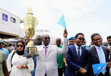 Guddoomiyaha Gobolka Banaadir ayaa Garoonka kusoo dhaweeyay cayaartoyda Kooxda Xulka Qaranka ee 17 jirrada