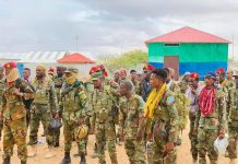 Ciidamo isugu jira xooga dalka iyo daraawiishta koonfur galbeed soomaaliya oo gaaray degmada ceelberde gobolka bakool.