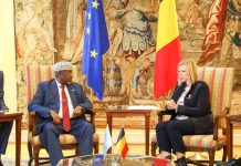 Guddoomiyaha Golaha shacabka ee BJFS oo kulan la yeeshay dhiggiisa dalka Belgium