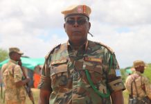 Generaal Ismaaciil Saxardiid” Waxaan go’aansanay inaan iska dul-qaadno cadowga argagixisada,”.