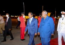 Madaxweyne Xasan Sheekh oo Jabuuti kaga qeyb galaya Shirka Deegaanka iyo Isbadalka Cimilada