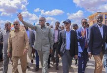 Ra’iisul Wasaare Xamze oo loogu soo dhaweeyay magaalada Dhagaxbuur ee dowlad deegaanka Soomaalida.