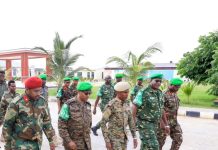 Taliyaha Ciidanka Xoogga oo kulan la yeeshay Talyaha Ciidanka ATMIS iyo Saraakiil kale