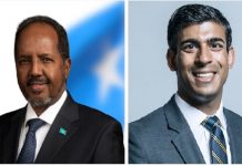 Madaxweyne Xasan Sheekh oo u hambalyeey Ra’iisul wasaaraha cusub ee dalka Ingiriiska