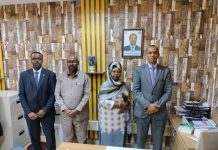 Wasiir Dowlaha Caafimaadka XFS oo Kulan la qaadatay Wafdi ka socday Xafiiska Soomaaliya ee Ururka Iskaashiga Islaamka (OIC).