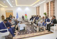 Madaxweynaha Koonfur Galbeed oo kulan la qaatay Wafdi ka socday Safaarada Mareykanka