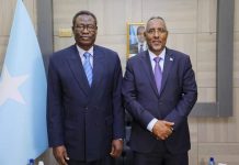 Wasiirka arrimaha dibadda Soomaaliya oo kulan la yeeshay safiirka Sudan ee Soomaaliya
