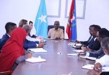 Duqa Muqdisho oo xafiiskiisa kula kulmay madax ka tirsan Bankiga Adduunka