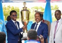 MADAXWEYNE XASAN SHEEKH OO BILLAD-SHARAFYO GUDDOONSIIYEY XULKA 17 JIRRADA AH EE KU GUULEYSTAY KOOBKA CECAFA