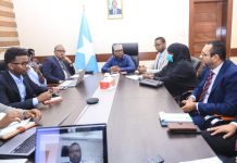 Wasiirka Arrimaha Guddaha oo kulan la qaatay masuuliyiin ka socday Heya’adda Nadra