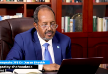 MADAXWEYNE XASAN SHEEKH OO JAAMACADDA NABADDA EE QARAMADA MIDOOBEY KA QAATAY SHAHAADADA SARE EE PhD