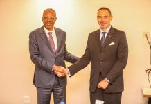 Madaxweynaha Dowlad-goboleedka koonfur galbeed oo kulan la qaatay safiirka Talyaaniga u jooga Soomaliya