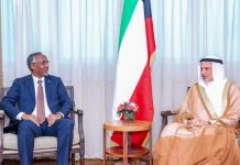 Wasiirka Arrimaha dibedda XFS oo kulan la qaatay dhigiisa dalka Kuwait