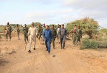 Madaxweyne Xasan Sheikh oo bogaadiyay guulaha laga soo hooyay dagaalka ka dhanka ah Khawaarijta