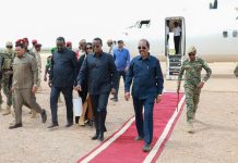 Madaxweynaha JFS oo lagu soo dhoweeyay magaalada Baladweyne