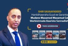 Hantidhawrka Guud ee Qaranka oo soo bandhigay Warbixinnada Baarista Sannadlaha ee 2021