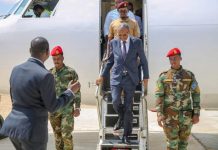 Madaxweynaha koonfur-galbeedka Koonfur-galbeed oo gaaray Baraawe